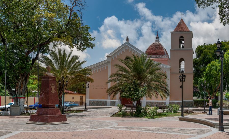 San Juan Bautista square in Nueva Esparta, Venezuela