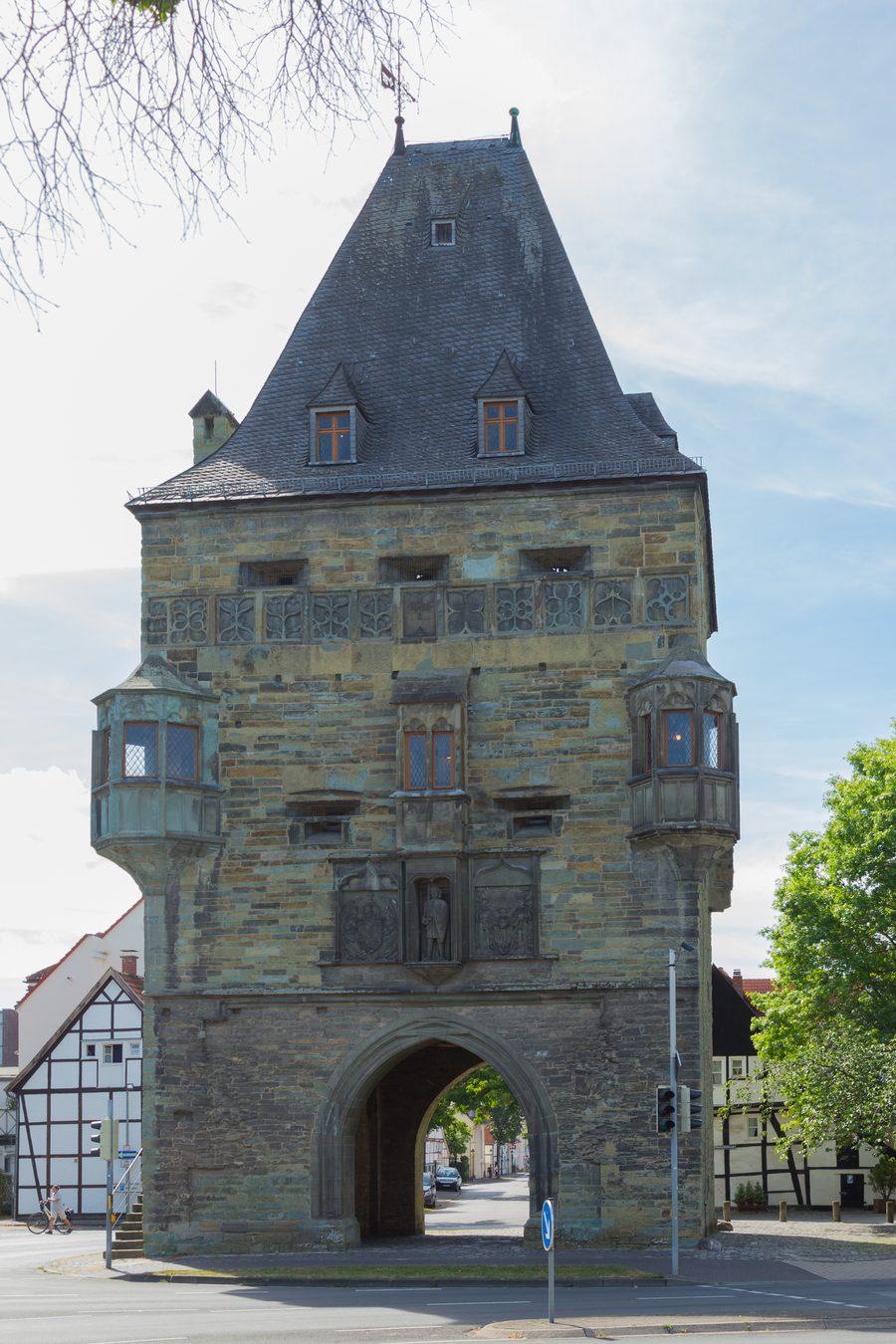 Osthofentor in Soest, ein historisches Stadttor aus Backstein
