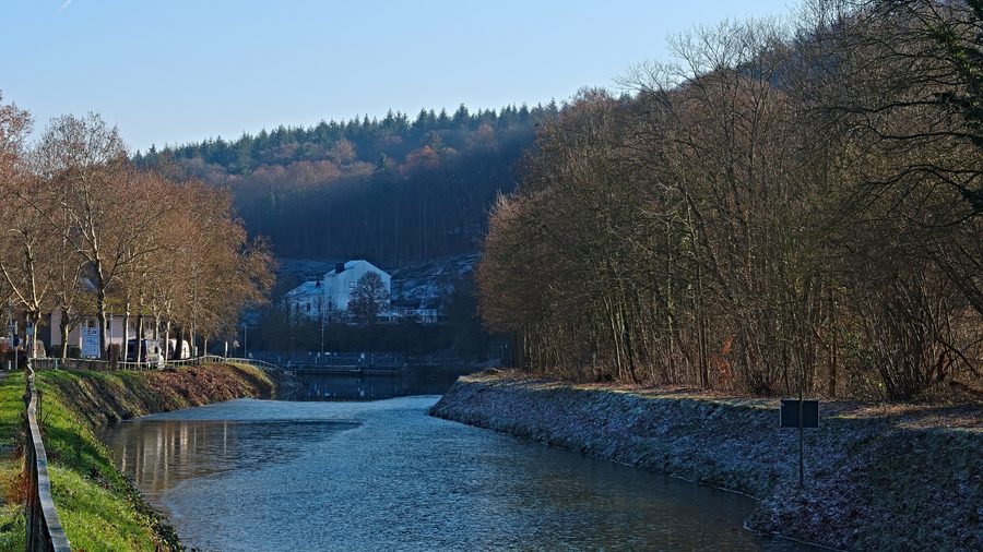 Lahnkanal in Limburg an der Lahn, Hessen