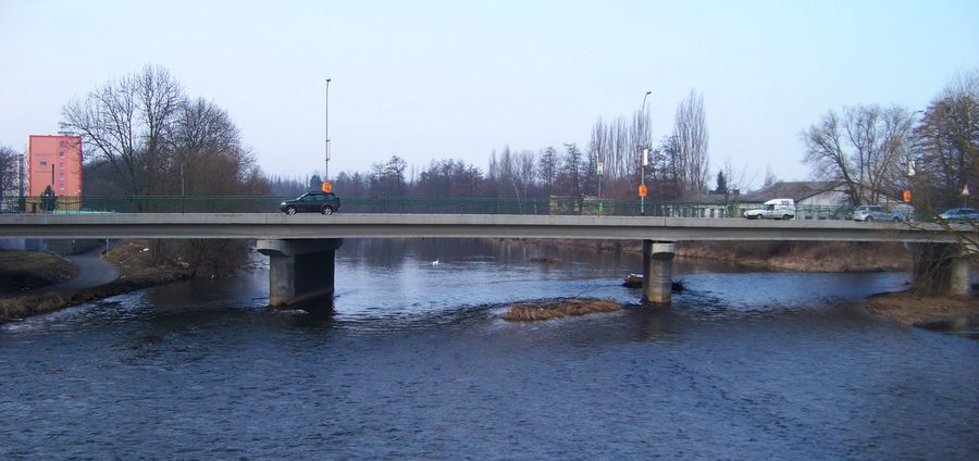 Straßenbrücke über die Eger in Sokolov