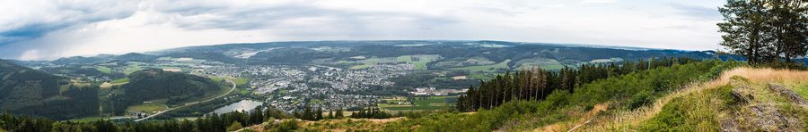 Panoramaaufnahme von Olsberg im Hochsauerlandkreis
