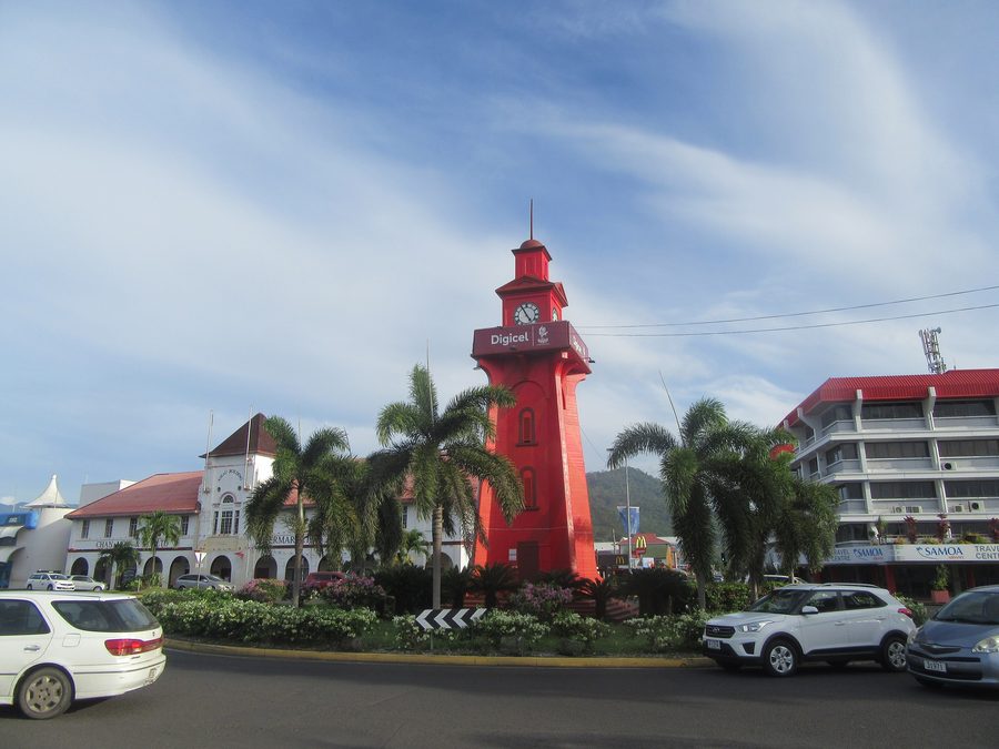 Uhrturm in Apia auf Samoa