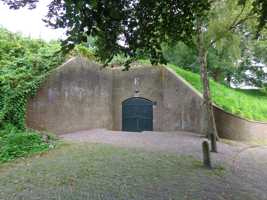 Bastion Katten der Naarden-Vesting mit historischem Festungsbauwerk