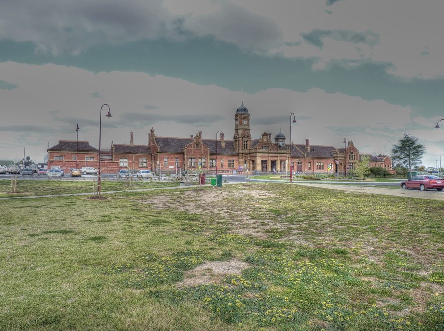 Bahnhof von Maryborough in Victoria, Australien