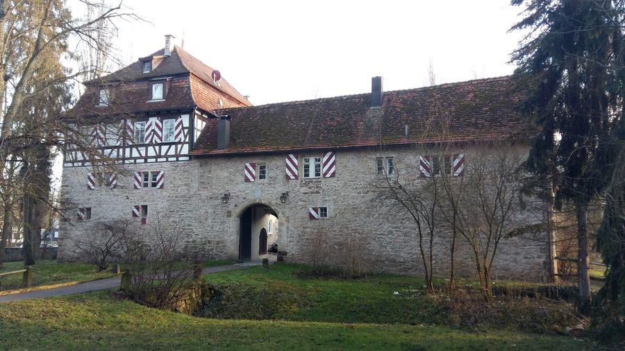 Ehninger Schloss in der Vorderansicht
