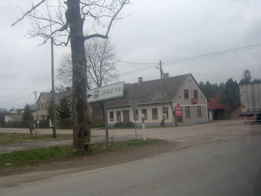 View of Ugāle, Ugāles Parish, Latvia