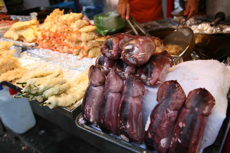 Küstenessen in Sokcho