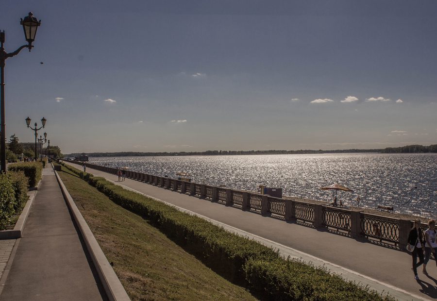 Wolga in Samara, Russland
