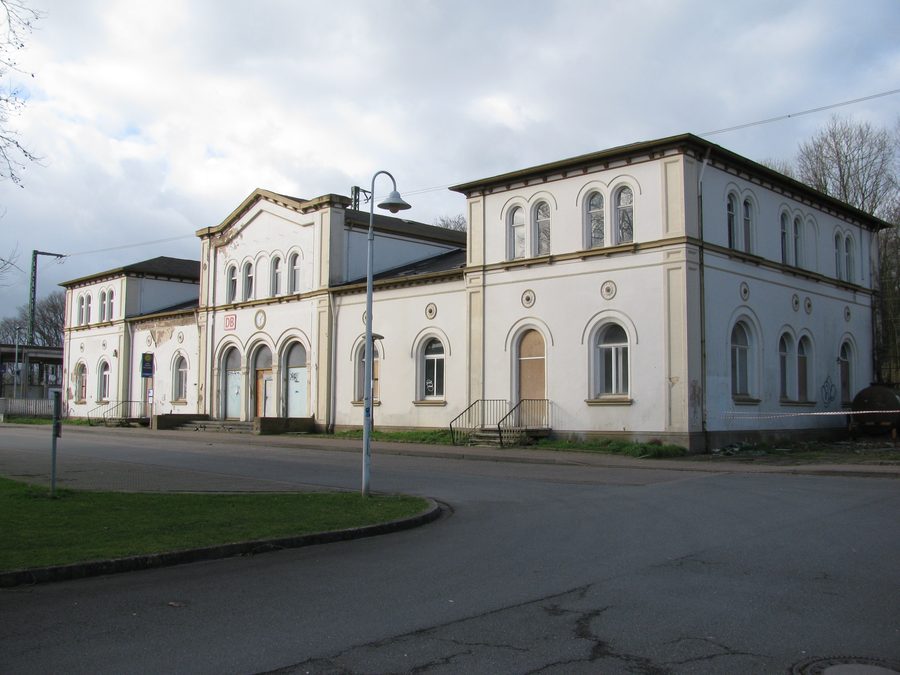 Bahnhofsgebäude vom Bahnhof Haste im Landkreis Schaumburg