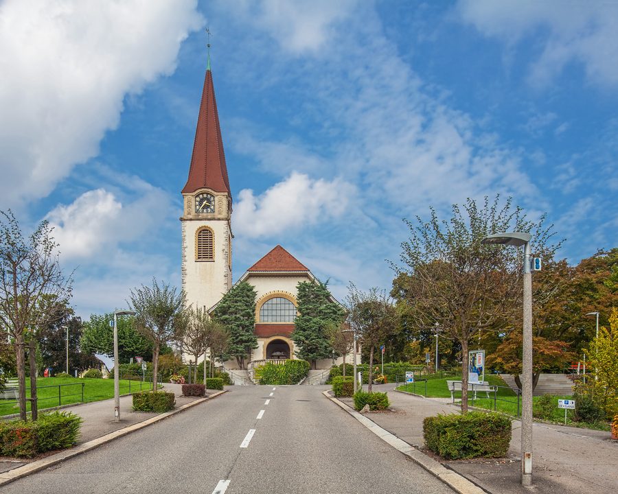 Protestantische Kirche von Wallisellen in der Schweiz