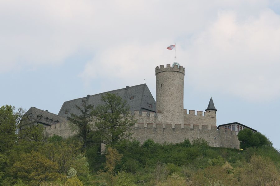 Außenansicht des Landgrafenschlosses Biedenkopf in Hessen