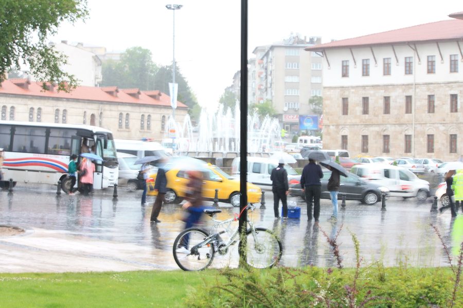 Stadtansicht von Sivas in der Türkei