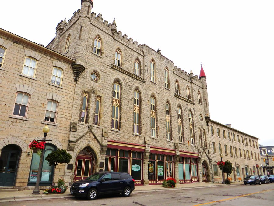 Historisches St. Marys Opera House aus Kalkstein in St. Marys, Ontario