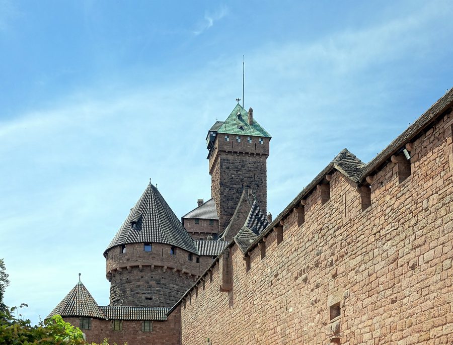 Burg Haut-Koenigsbourg im Elsass