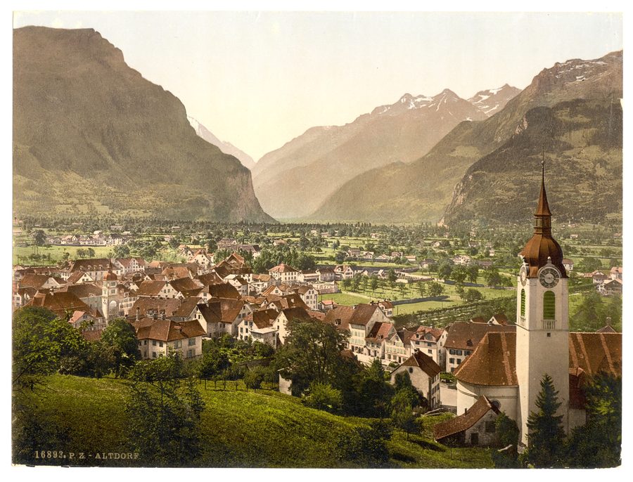 Ortsansicht von Altdorf in Uri