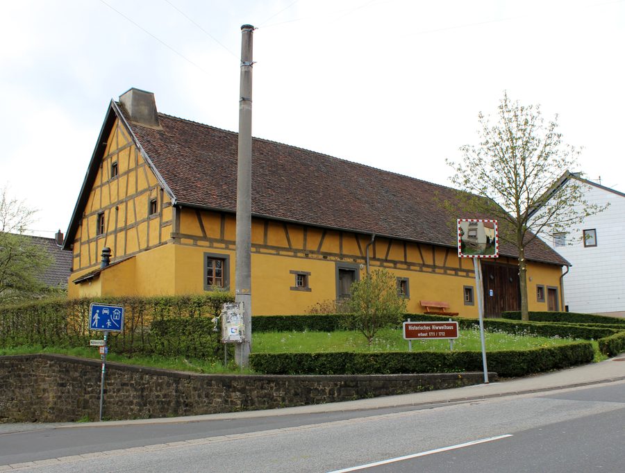 Historisches Hiwwelhaus in Alsweiler, einem Ortsteil der Gemeinde Marpingen