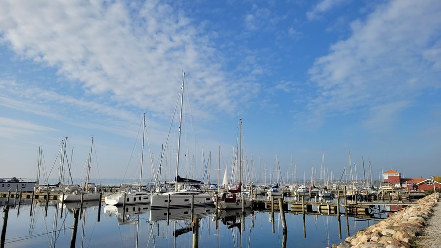Hafen von Rendbjerg in der Gemeinde Sønderborg