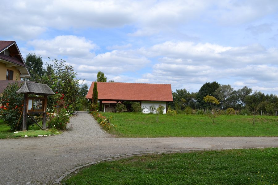 Traditionelle Wollanlage im La-Vâltori-Museum in Lisa