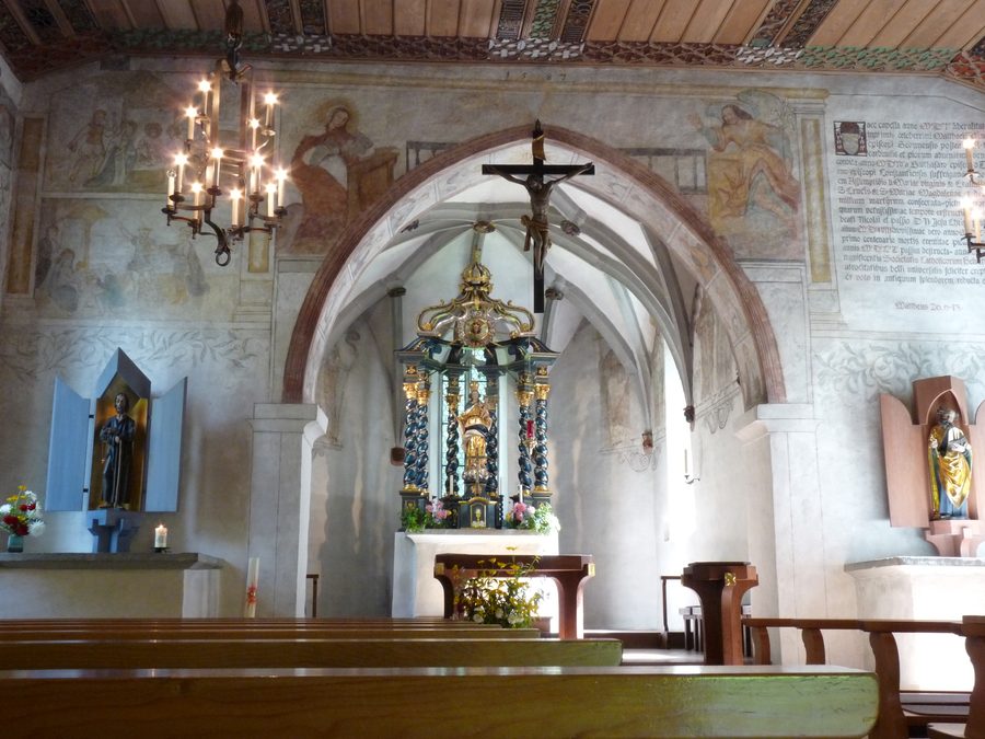 Innenansicht der unteren Kapelle in Flüeli-Ranft