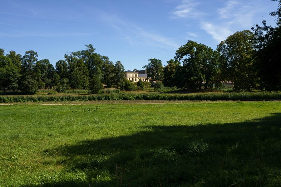 Historischer Marstall in Basedow in Mecklenburg-Vorpommern