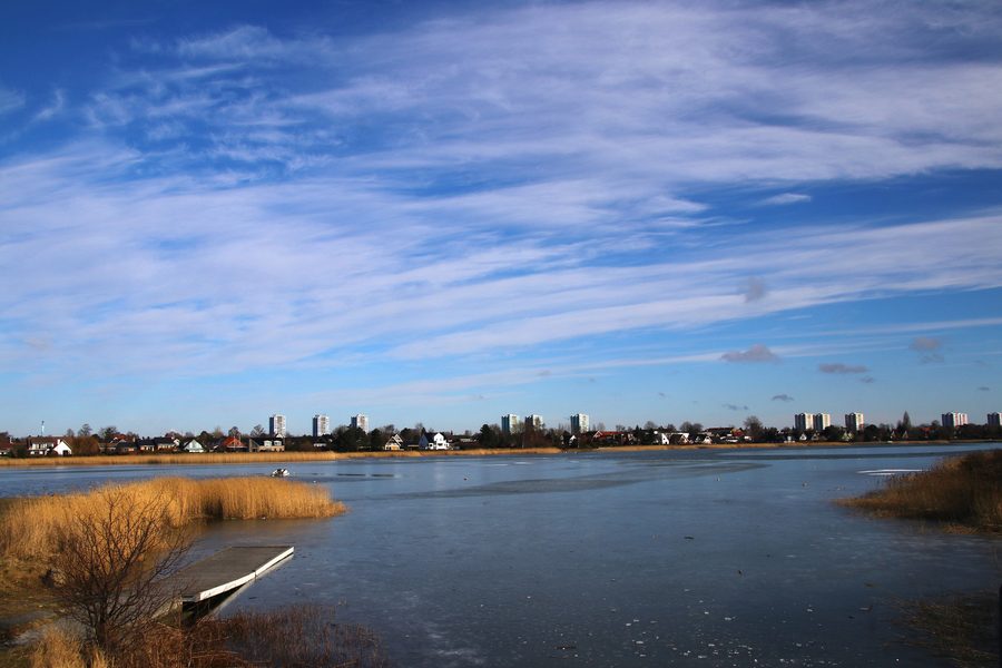 Vallensbæk im Strandparken mit Küstenlandschaft