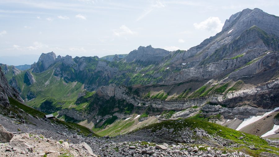 Berglandschaft im Kanton Appenzell Innerrhoden