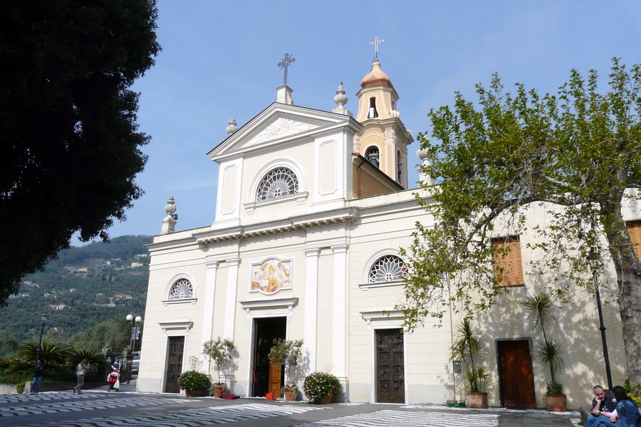 Kirche Sant'Ambrogio in Zoagli, Ligurien, Italien