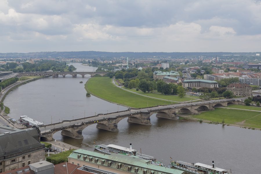 Dresden mit Augustusbrücke