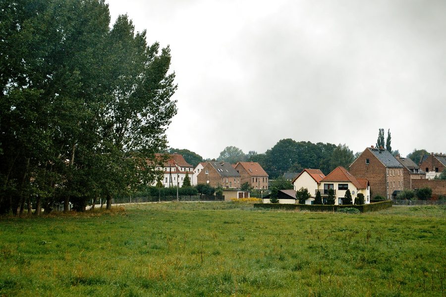 View toward the village of Luckenau near Zeitz
