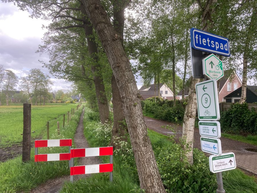 Ansicht von Marum in den Niederlanden