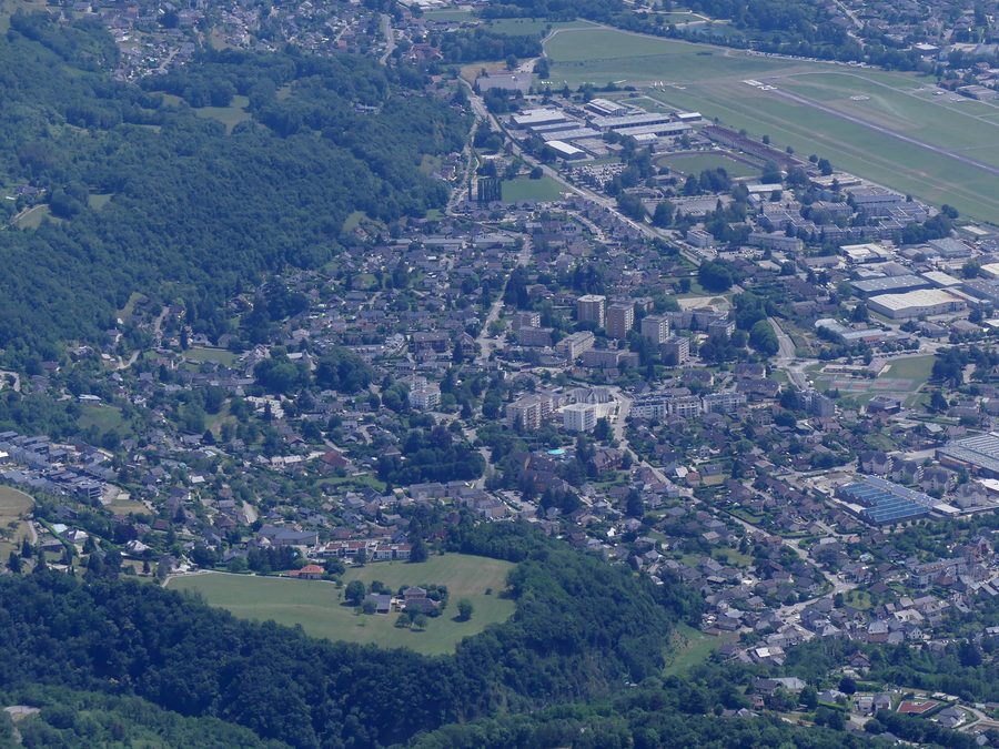 Saint-Alban-Leysse and Barby seen from Mount Nivolet