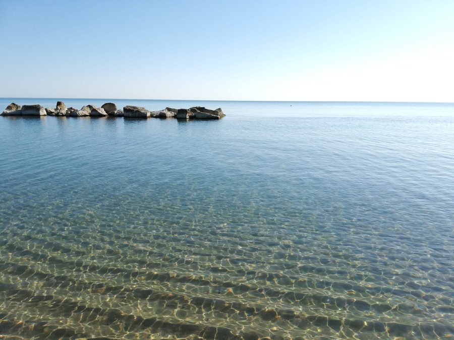 Sandstrand von Campomarino Lido an der Adriaküste