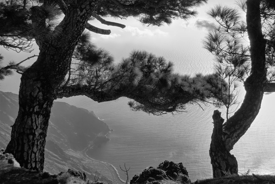 Landschaftsansicht am Mirador de Las Playas auf El Hierro