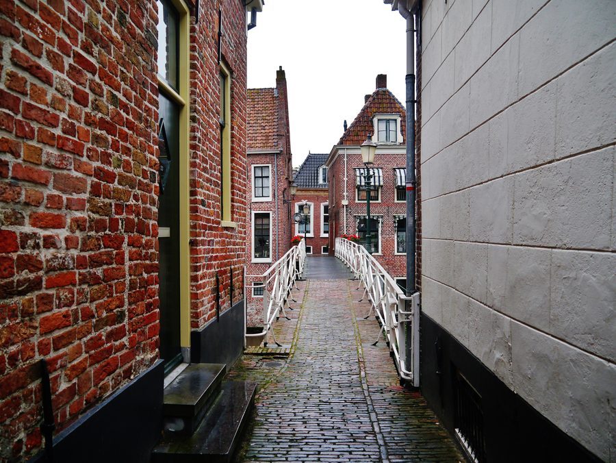 Old Town of Appingedam in the province of Groningen, Netherlands