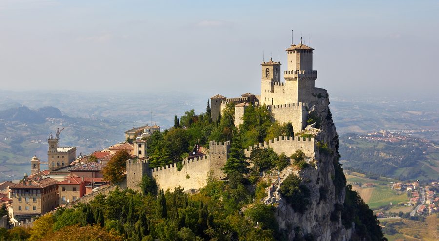 Festungsturm Guaita auf dem Monte Titano