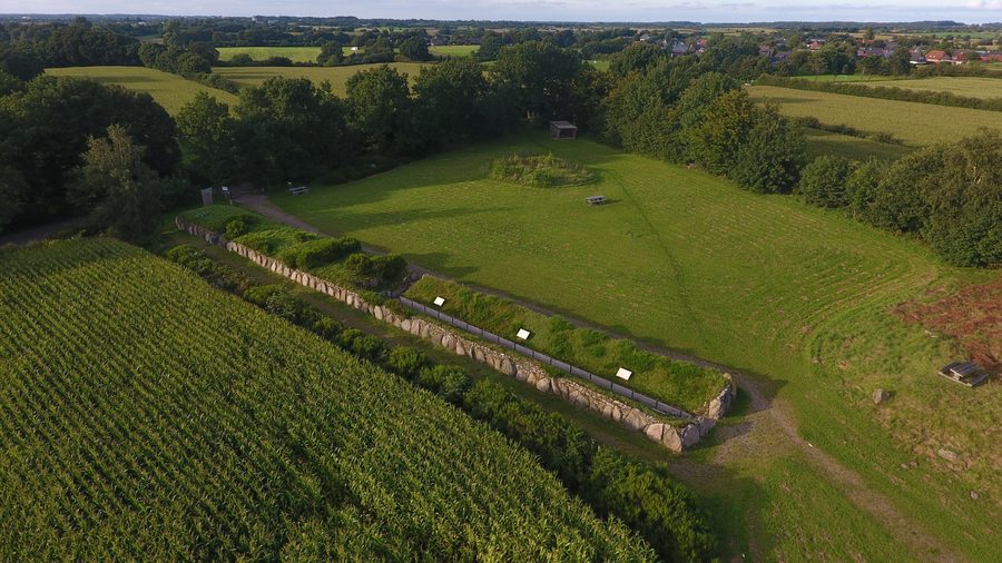 Luftbild vom Arnkielpark in Munkwolstrup