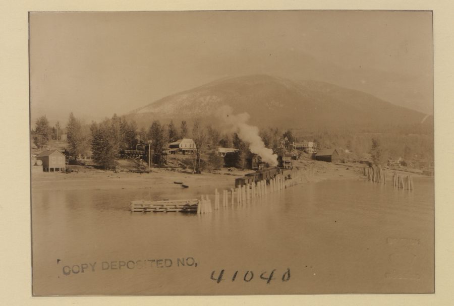 Waterfront von Nakusp in British Columbia