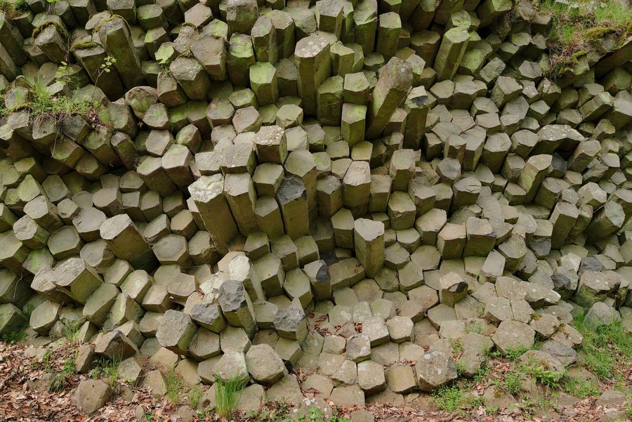 Basaltprismenwand am Gangolfsberg in der Rhön