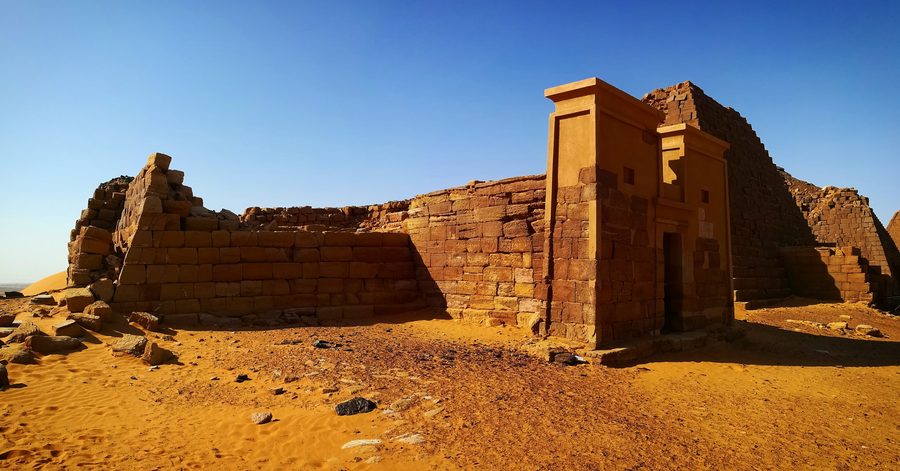 Pyramiden von Meroe in Bajrawiya im Sudan
