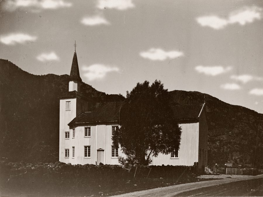 Kirche von Hægebostad in Agder, Norwegen