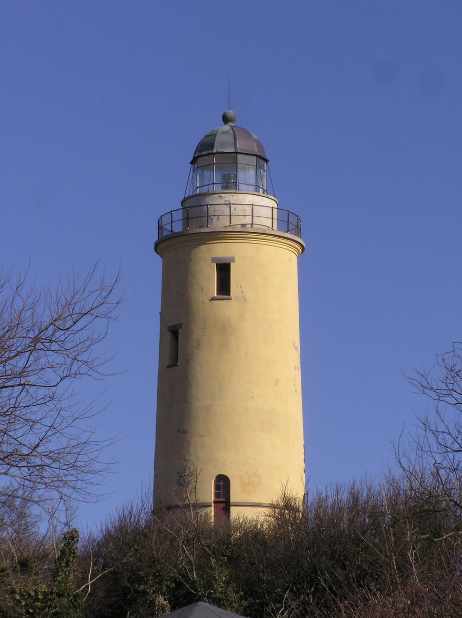 Leuchtturm Sejerø an der Küste der dänischen Insel