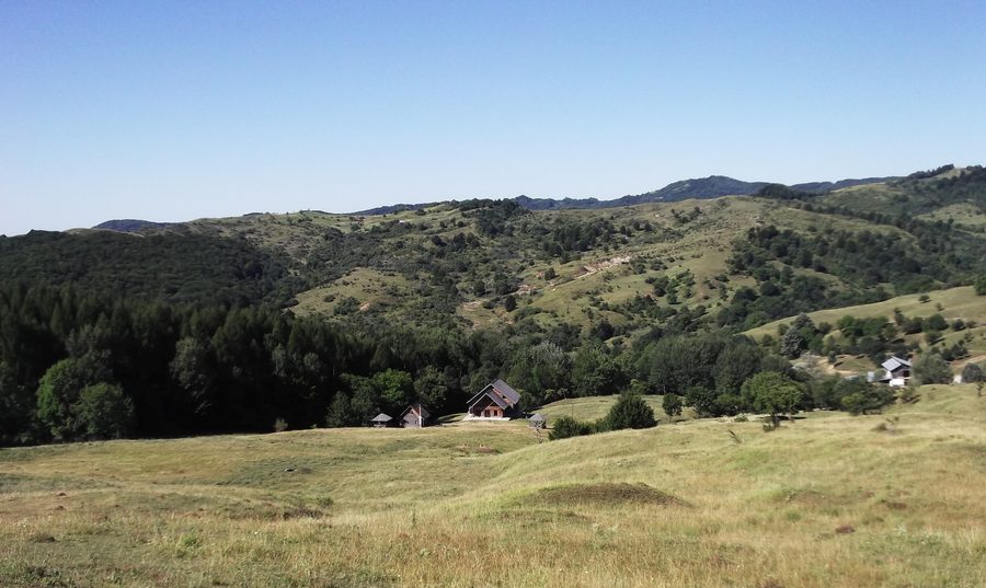 Landschaft in Talea im rumänischen Kreis Prahova
