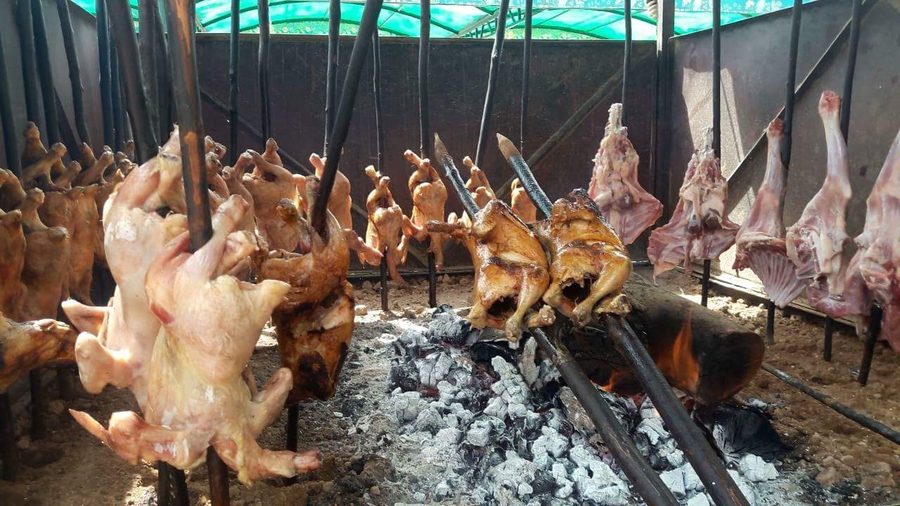 Sajji, ein pakistanisches Gericht