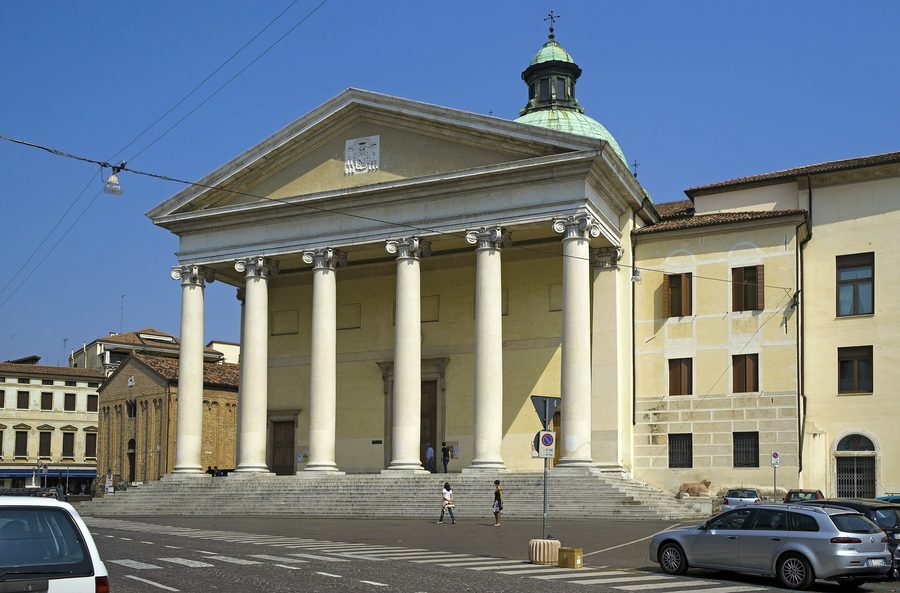 Fassade des Doms von Treviso
