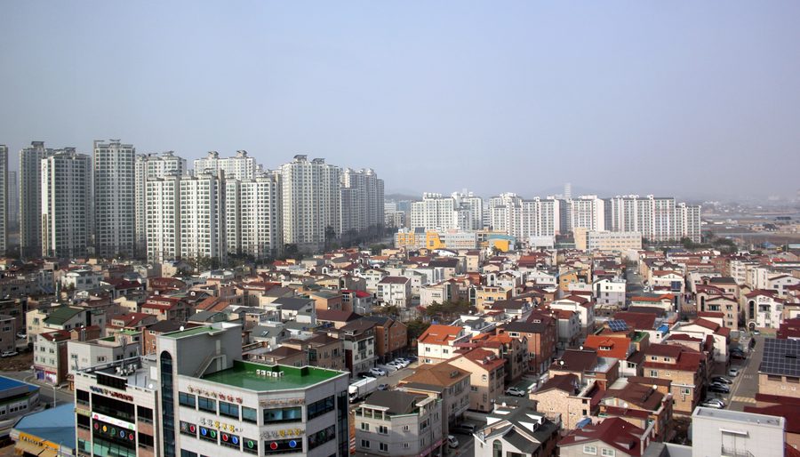 Stadtbild in Chungcheongbuk-Do