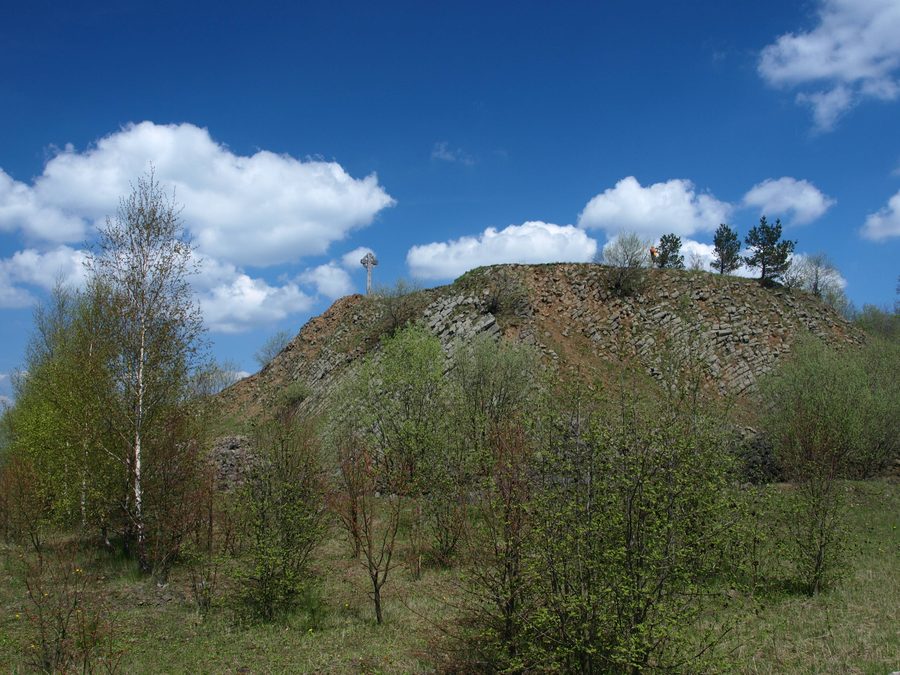 Gipfel des Öchsenbergs im Rhöngebirge nahe Vacha