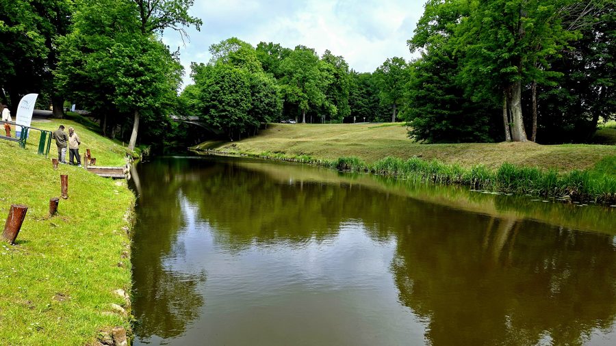 Der Oberländische Kanal bei Elbląg in der Woiwodschaft Ermland-Masuren