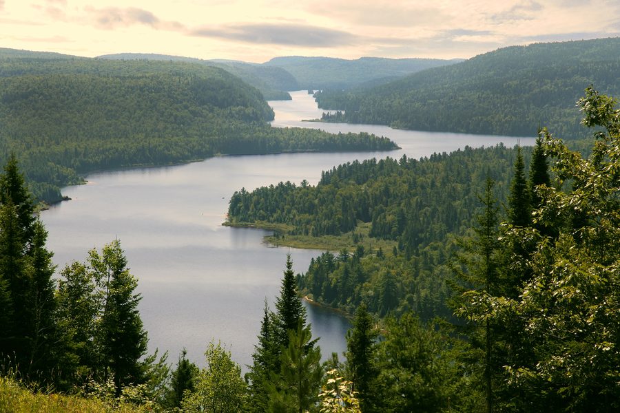 Wapizagonke Lake in La Mauricie National Park, Quebec