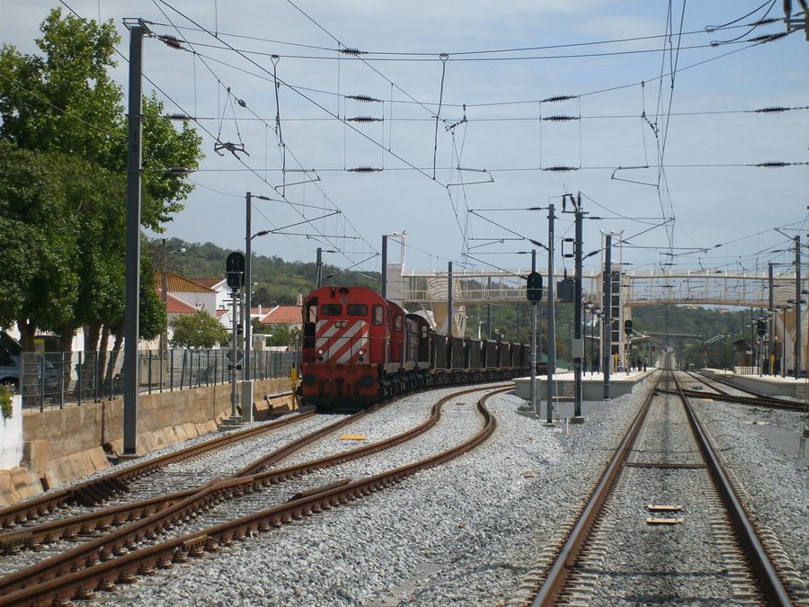 Tunes Railway Station in Tunes, Silves, Portugal