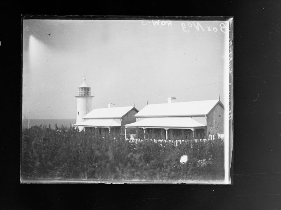 Penguin Island mit Leuchtturm in der Rivoli Bay südlich von Beachport